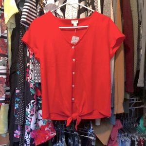 J. Crew Short Sleeve Blouse